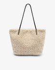 AKIMBO EAST WEST TOTE SHEARLING CREAM