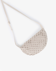 ANAIS WOVEN CROSSBODY LARGE CREAM
