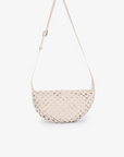 ANAIS WOVEN CROSSBODY LARGE CREAM