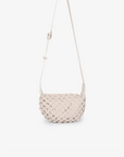 ANAIS WOVEN CROSSBODY SMALL CREAM