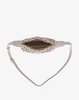 ANAIS WOVEN CROSSBODY SMALL CREAM