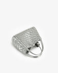 HOLLACE MINI TOY WOVEN HI SHINE SILVER