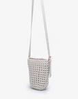 KALANI WOVEN BUCKET BAG MINI CREAM