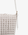 KALANI WOVEN BUCKET BAG MINI CREAM