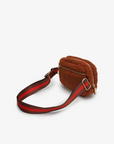 LIBBIE FLEECE BELT BAG RUST