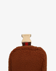 LIBBIE FLEECE BELT BAG RUST