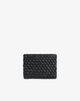 NIEVES WOVEN CLUTCH BLACK