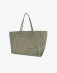 OYA GROMMET CANVAS TOTE OLIVE