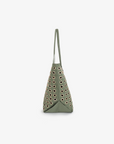 OYA GROMMET CANVAS TOTE OLIVE