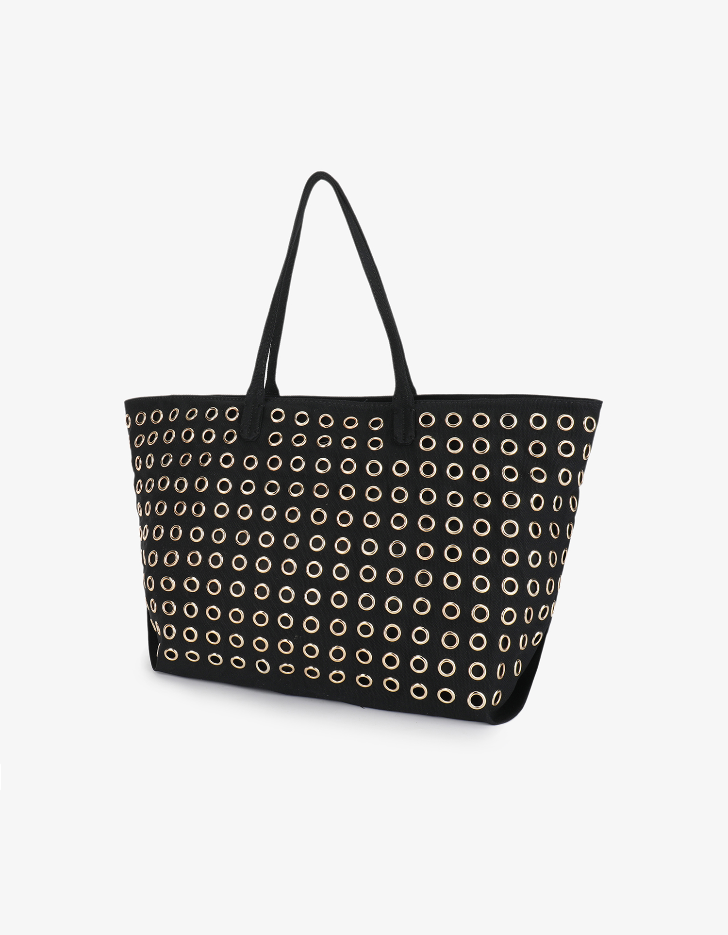 OYA GROMMET CANVAS TOTE BLACK – REMI/REID OYA GROMMET CANVAS TOTE BLACK – REMI/REID