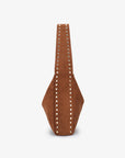 PASCAL SHOULDER STUDDED FAUX SUEDE RUST