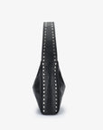 PASCAL SHOULDER STUDDED VEGAN BLACK NICKEL