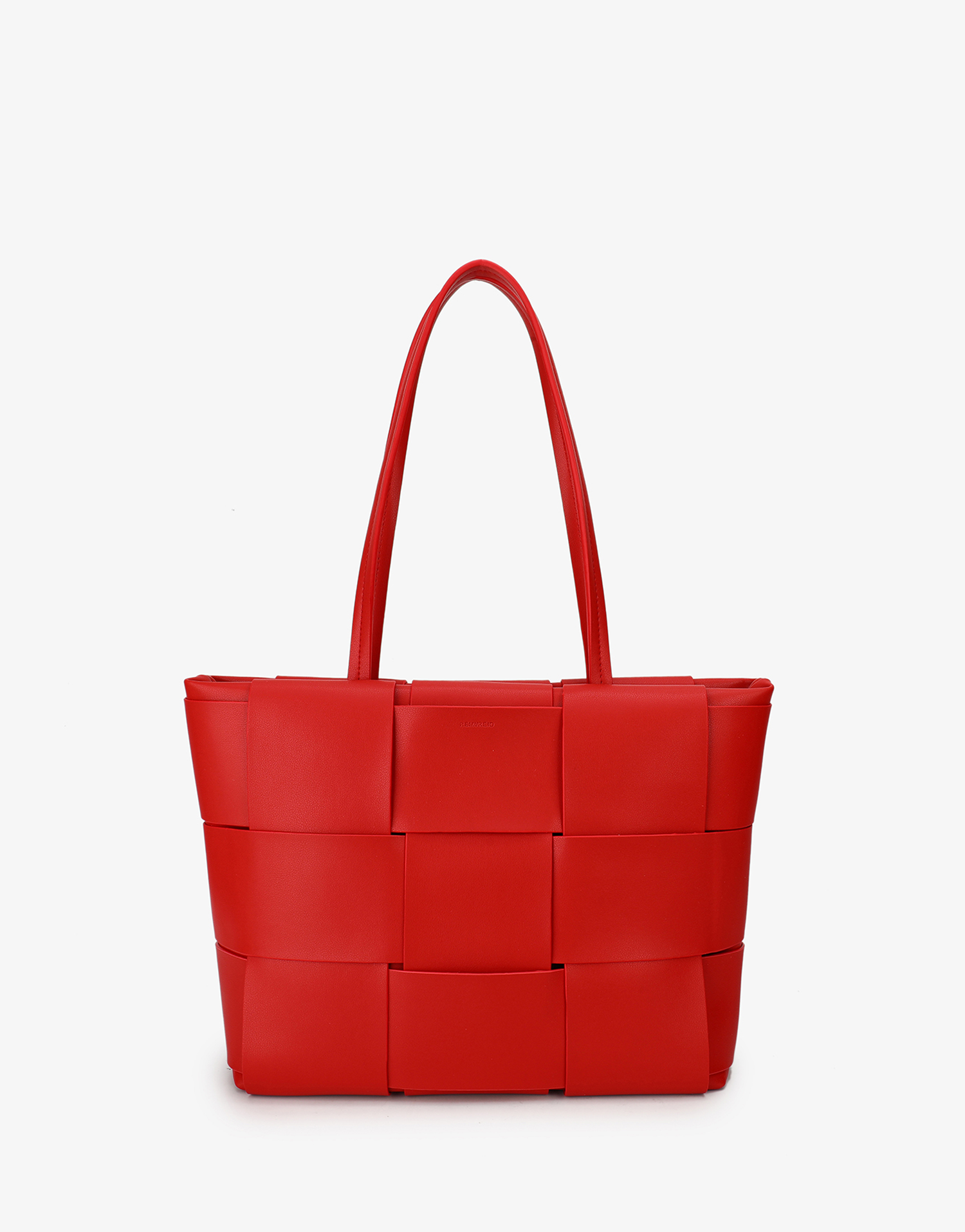 Paya Woven Tote Red
