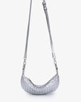 PEPPA CONVERTIBLE MINI SLING HI SHINE SILVER