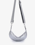 PEPPA CONVERTIBLE MINI SLING HI SHINE SILVER