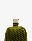 AERIN VELVET QUILTED BELT BAG DARK CHARTREUSE - REMI/REID