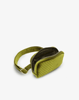 AERIN VELVET QUILTED BELT BAG DARK CHARTREUSE - REMI/REID