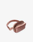 AERIN VELVET QUILTED BELT BAG DARK ROSE - REMI/REID