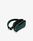 AERIN VELVET QUILTED BELT BAG EMERALD - REMI/REID
