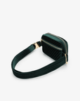 AERIN VELVET QUILTED BELT BAG EMERALD - REMI/REID