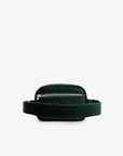 AERIN VELVET QUILTED BELT BAG EMERALD - REMI/REID