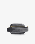 AERIN VELVET QUILTED BELT BAG GREY - REMI/REID