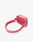 AERIN VELVET QUILTED BELT BAG HOT PINK - REMI/REID