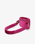 AERIN VELVET QUILTED BELT BAG MAGENTA - REMI/REID