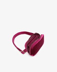 AERIN VELVET QUILTED BELT BAG MAGENTA - REMI/REID