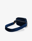 AERIN VELVET QUILTED BELT BAG NAVY - REMI/REID