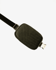 AERIN VELVET QUILTED BELT BAG OLIVE - REMI/REID