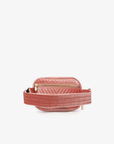 AERIN VELVET QUILTED BELT BAG PINK - REMI/REID