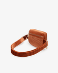AERIN VELVET QUILTED BELT BAG RUST - REMI/REID