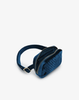 AERIN VELVET QUILTED BELT BAG TEAL - REMI/REID