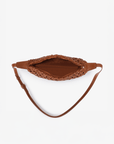 ANAIS WOVEN CROSSBODY LARGE BROWN - REMI/REID