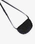 ANAIS WOVEN CROSSBODY SMALL BLACK - REMI/REID