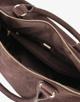 ARTACHO LARGE FAUX SUEDE CHOCOLATE - REMI/REID