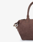 ARTACHO LARGE FAUX SUEDE CHOCOLATE - REMI/REID