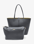 DEPARTURE TOTE SLATE/MUSTARD - REMI/REID