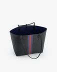 DEPARTURE TOTE STRIPE BLACK/NAVY - REMI/REID