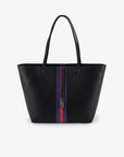 DEPARTURE TOTE STRIPE BLACK/NAVY - REMI/REID