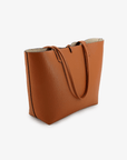 DEPARTURE TOTE STRIPE CAMEL/CREAM - REMI/REID