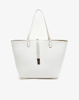 DEPARTURE TOTE WHITE/GOLD - REMI/REID