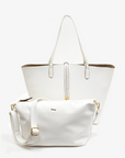 DEPARTURE TOTE WHITE/GOLD - REMI/REID