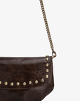 ETTA WAXED STUDDED ESPRESSO - REMI/REID