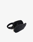 EVERLEIGH WOVEN BELT BAG BLACK - REMI/REID