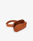 EVERLEIGH WOVEN BELT BAG BROWN - REMI/REID