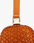 EVERLEIGH WOVEN BELT BAG BROWN - REMI/REID