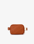 EVERLEIGH WOVEN BELT BAG BROWN - REMI/REID