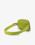 EVERLEIGH WOVEN BELT BAG CHARTREUSE - REMI/REID